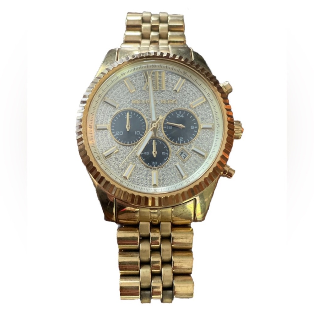 Michael Kors Gold Tone Stainless Steel Watch Mk-8494